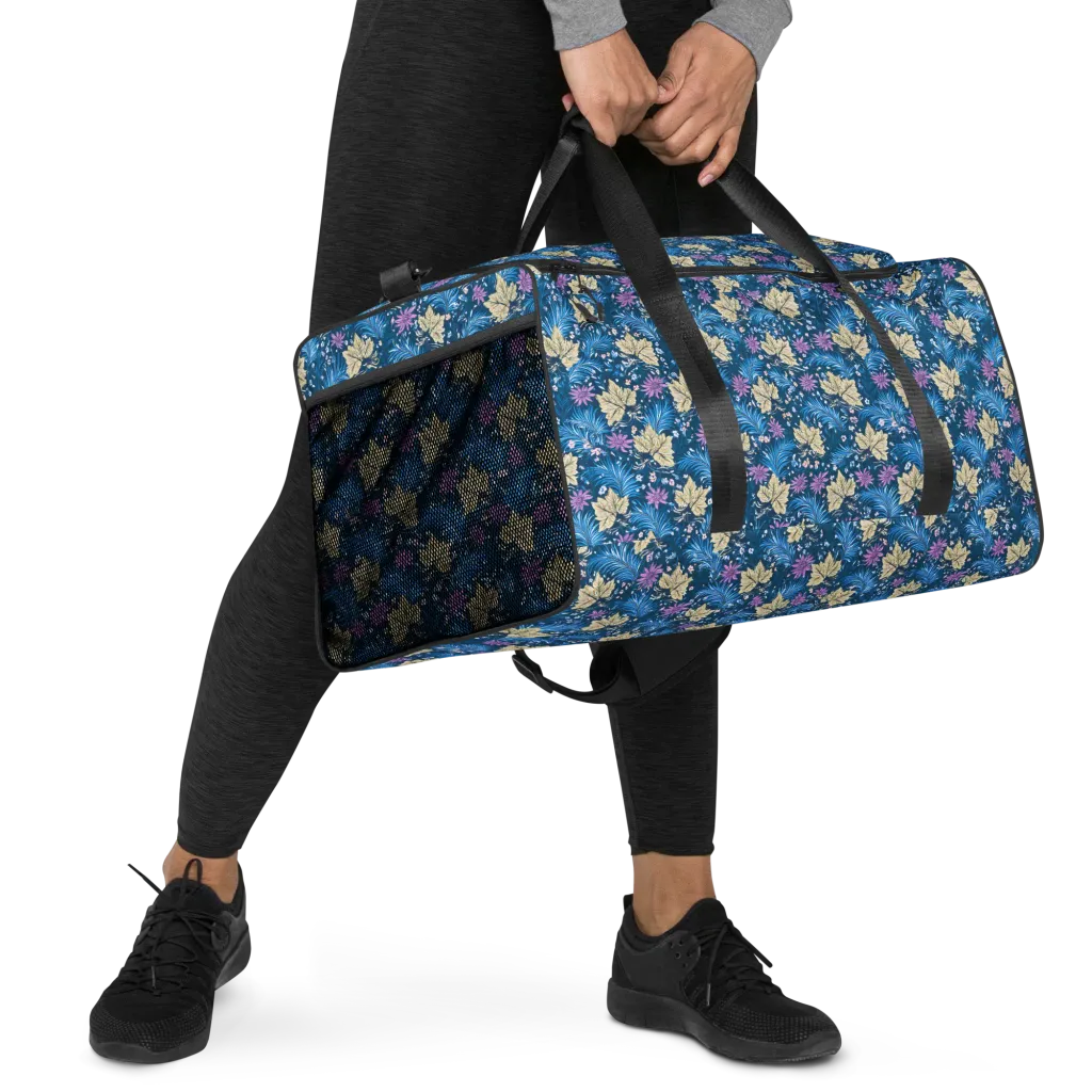 Midnight Meadow on Duffle Bag — Right Front
