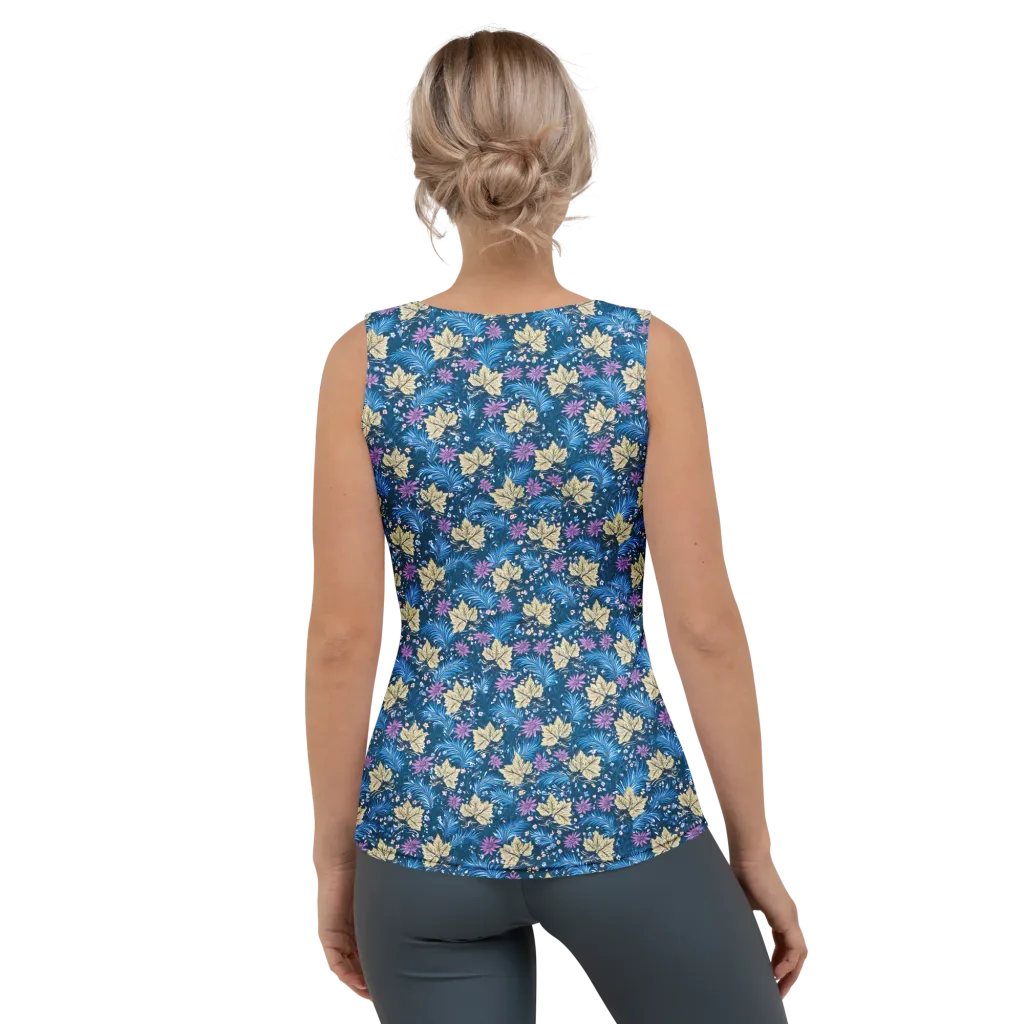 Midnight Meadow on Women's Tank Top — Back