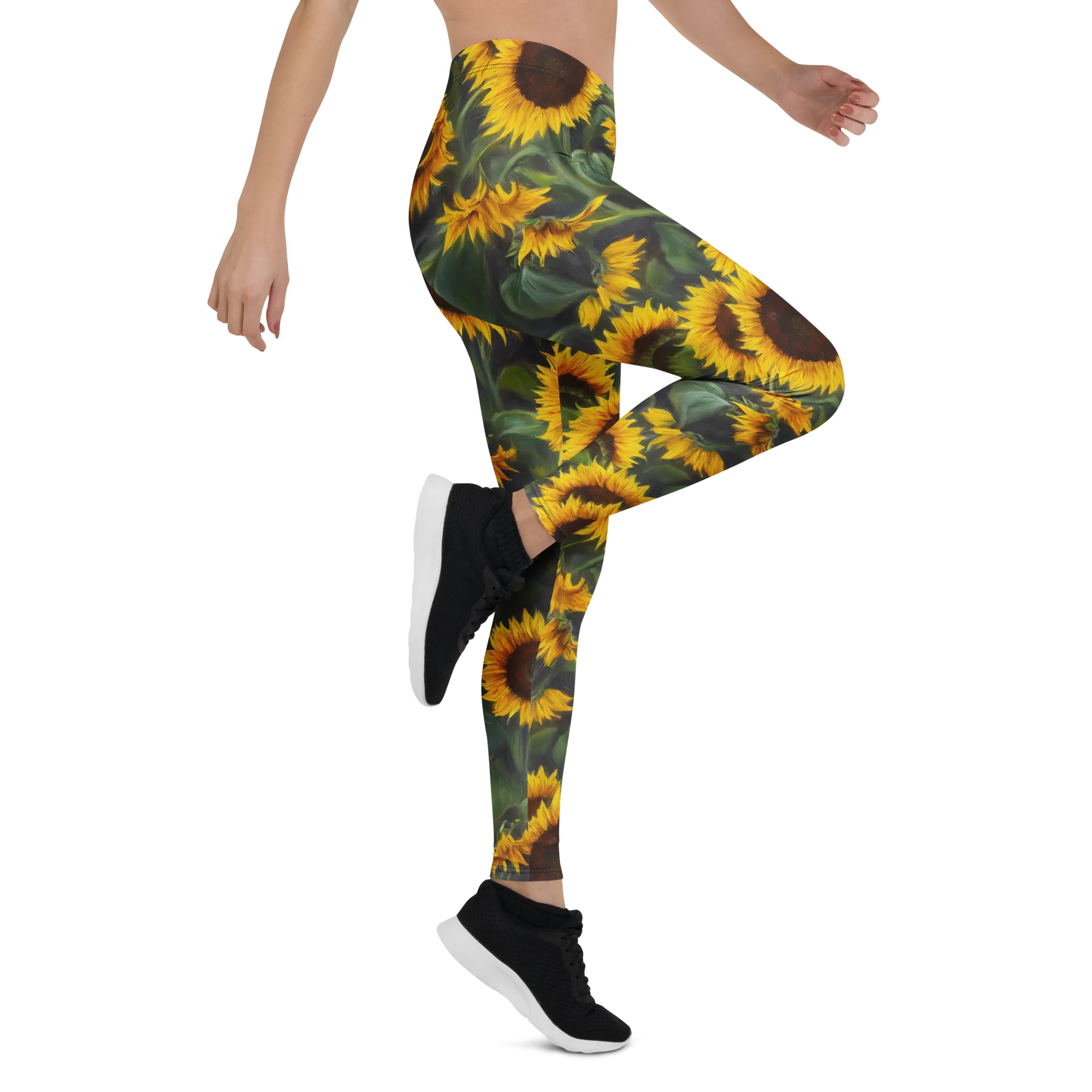 Sunflower Nocturne on Leggings — Print file