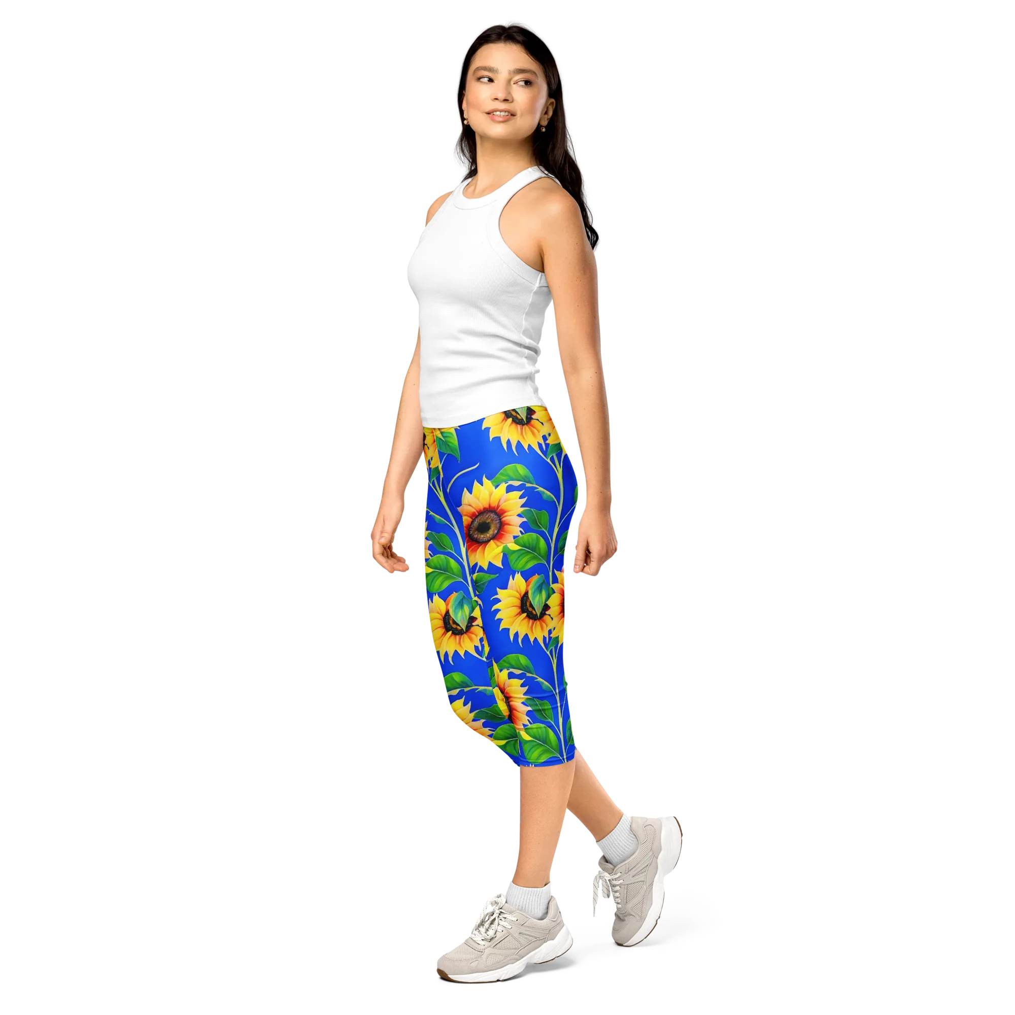 Sunlit Canopy on Capri Leggings — Print file
