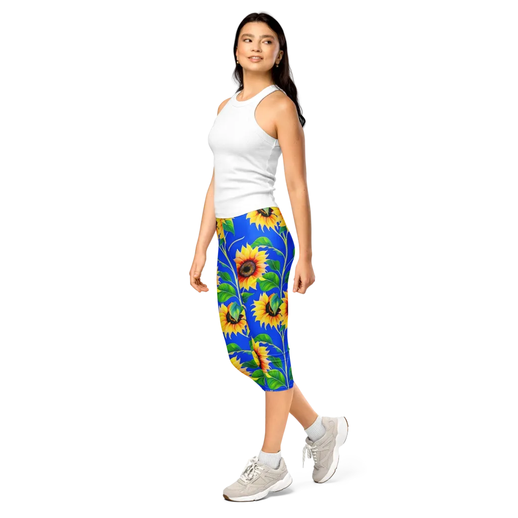 Sunlit Canopy on Capri Leggings — Print file