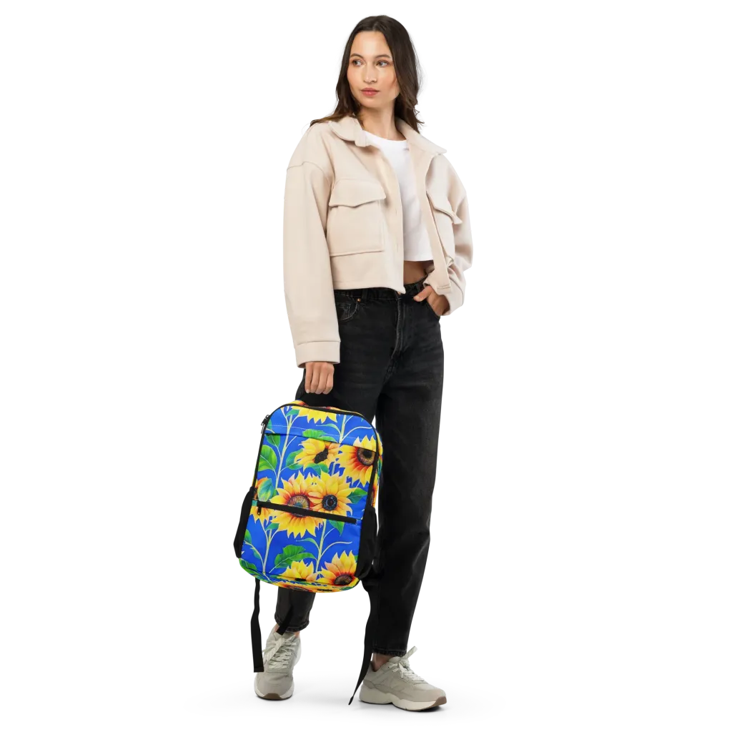 Sunlit Canopy on Utility Backpack — Top print