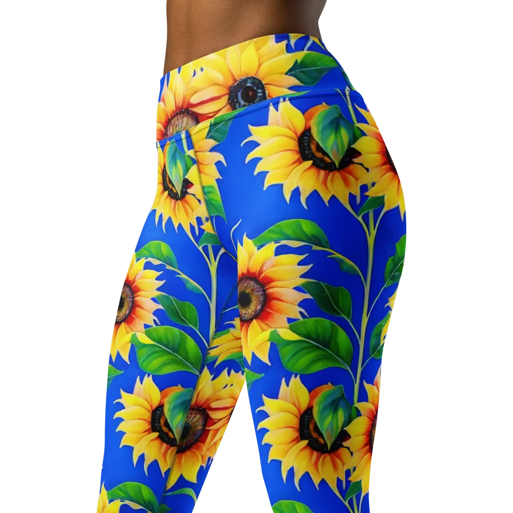 Sunlit Canopy on Yoga Leggings — Print file