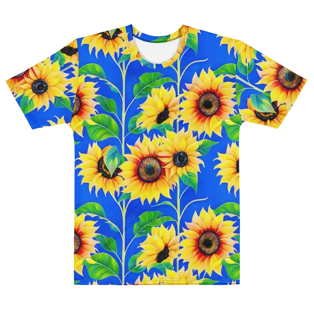 Sunlit Canopy on Men's Cotton Crew Neck T-Shirt — Back print