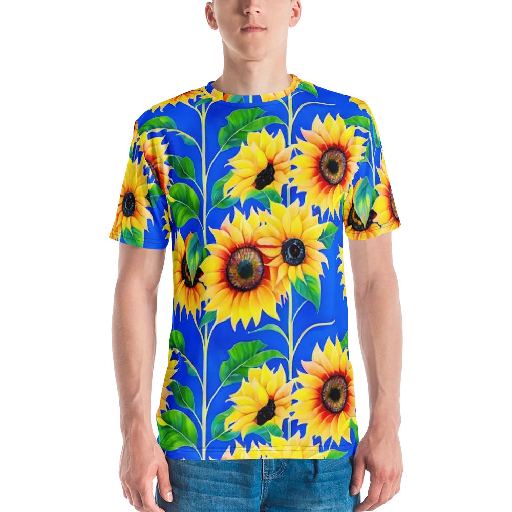 Sunlit Canopy on Men's Crew Neck T-Shirt — Front