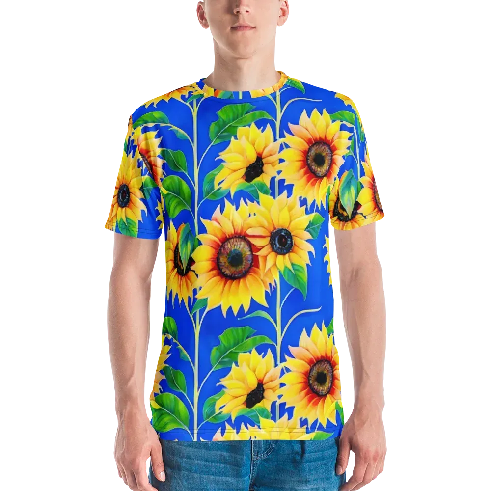 Sunlit Canopy on Men's Crew Neck T-Shirt — Front