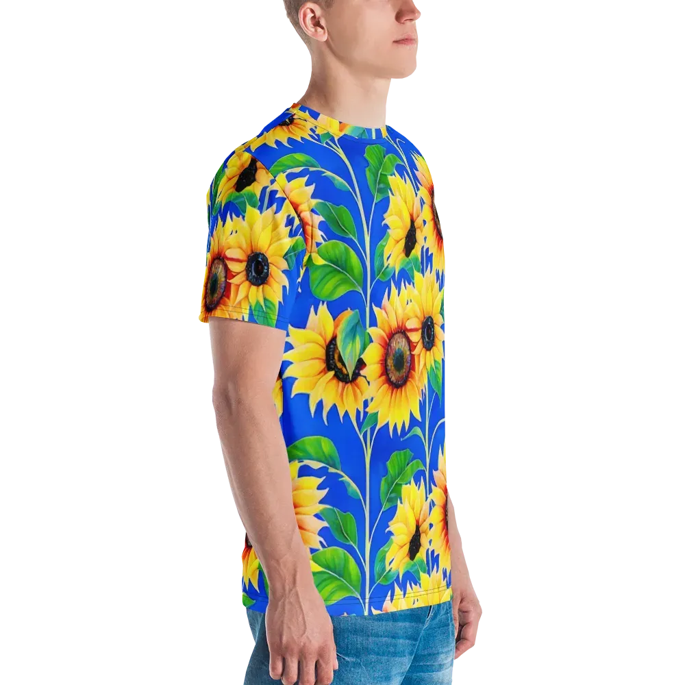 Sunlit Canopy on Men's Crew Neck T-Shirt — Right