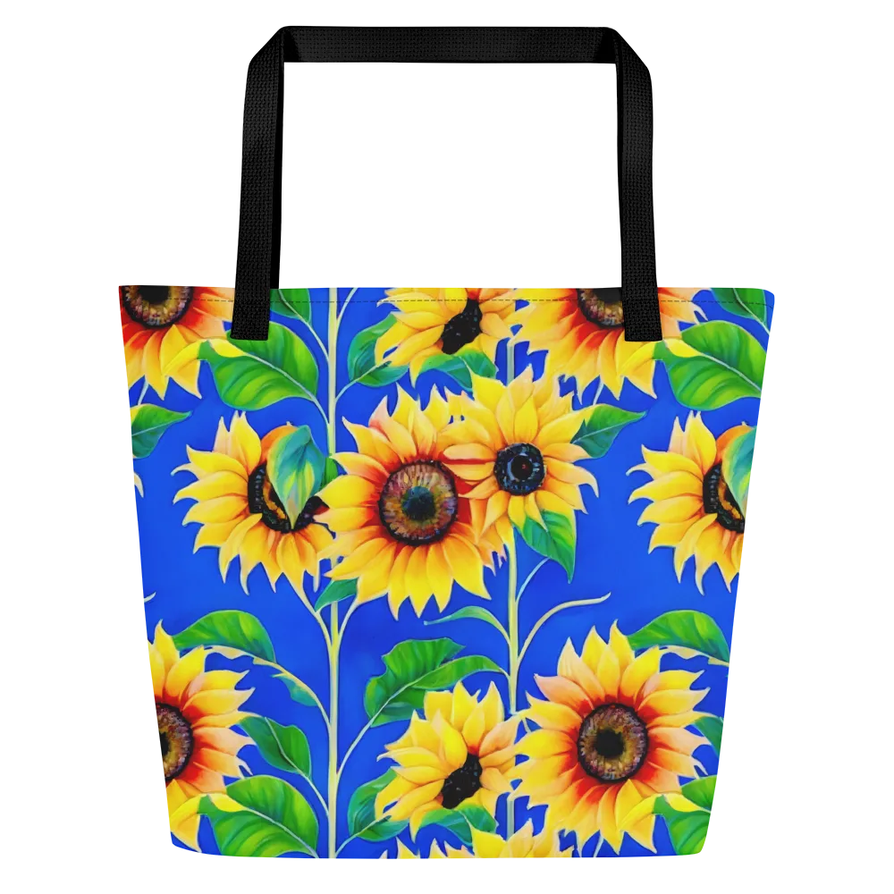 Sunlit Canopy on Large Tote Bag W/ Pocket — Front