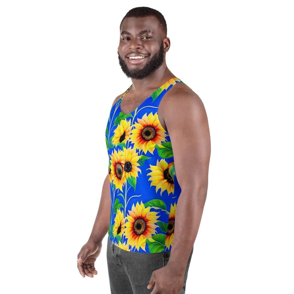 Sunlit Canopy on Men's Tank Top — Left Front