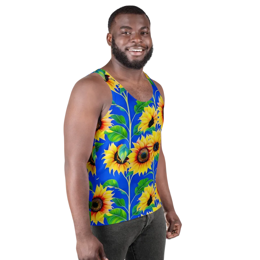 Sunlit Canopy on Men's Tank Top — Right Front