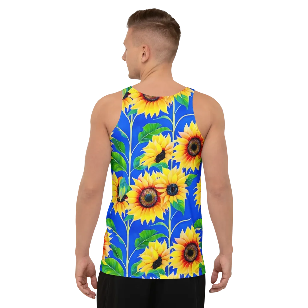 Sunlit Canopy on Men's Tank Top — Back print