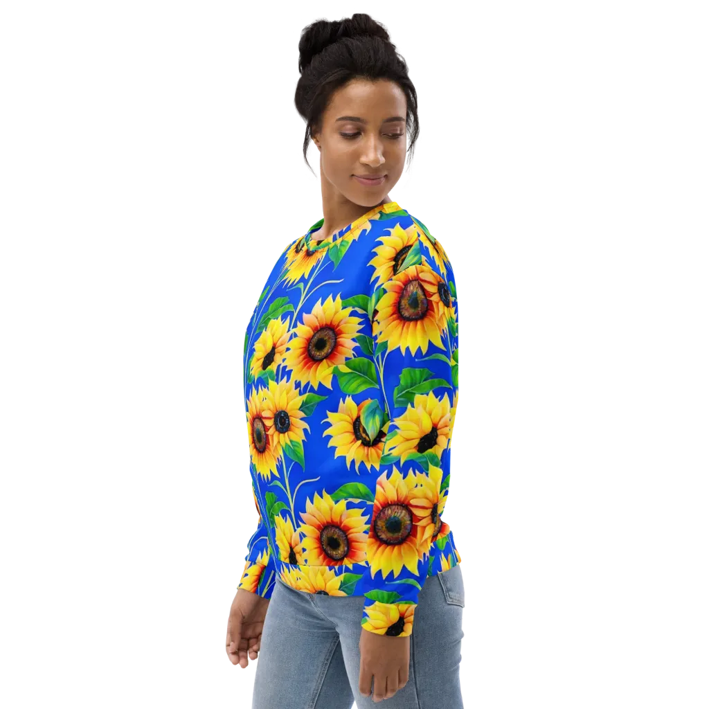 Sunlit Canopy on Sweatshirt — Left sleeve