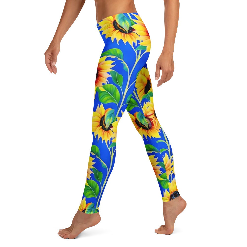 Sunlit Canopy on Leggings — Left