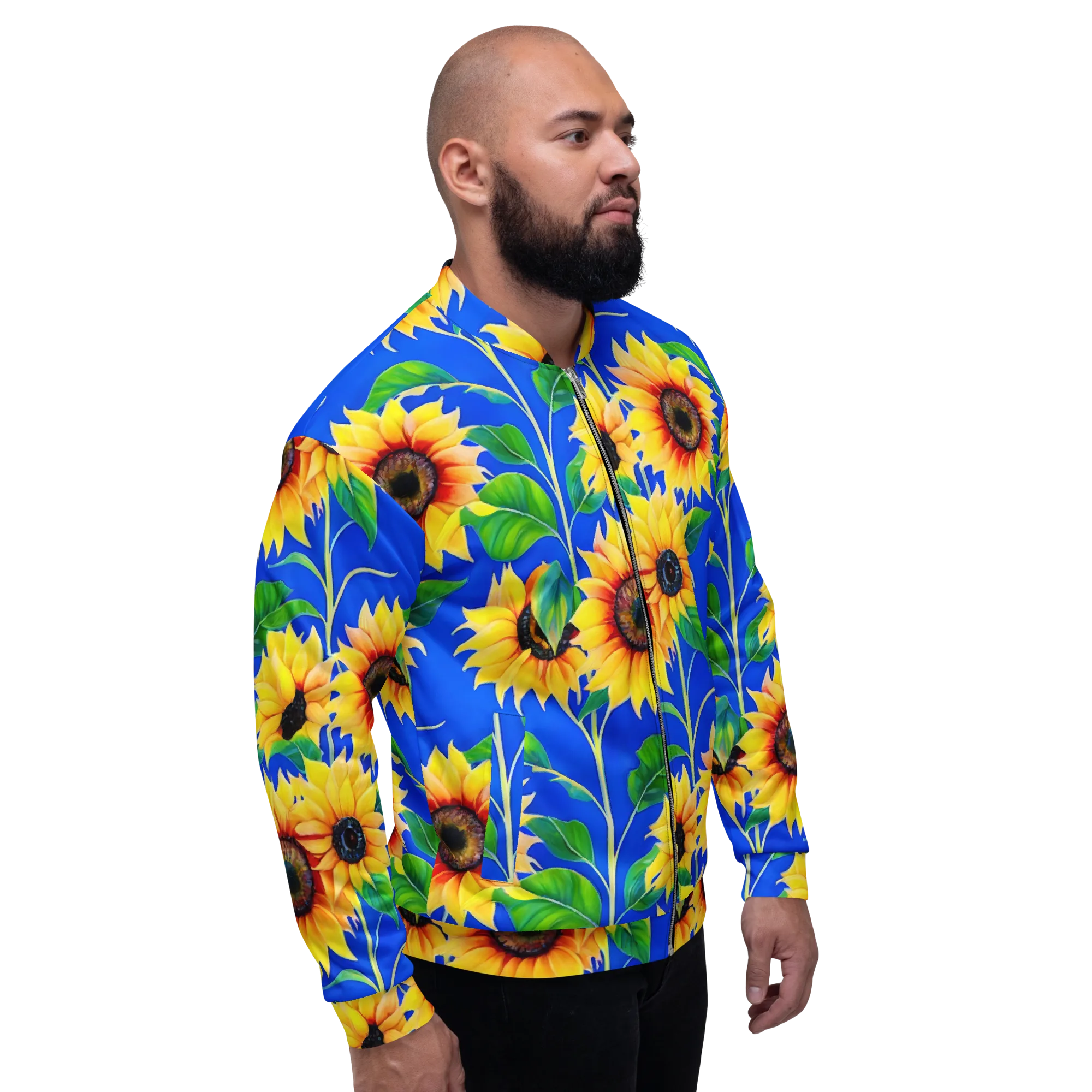 Sunlit Canopy on Bomber Jacket — Right sleeve