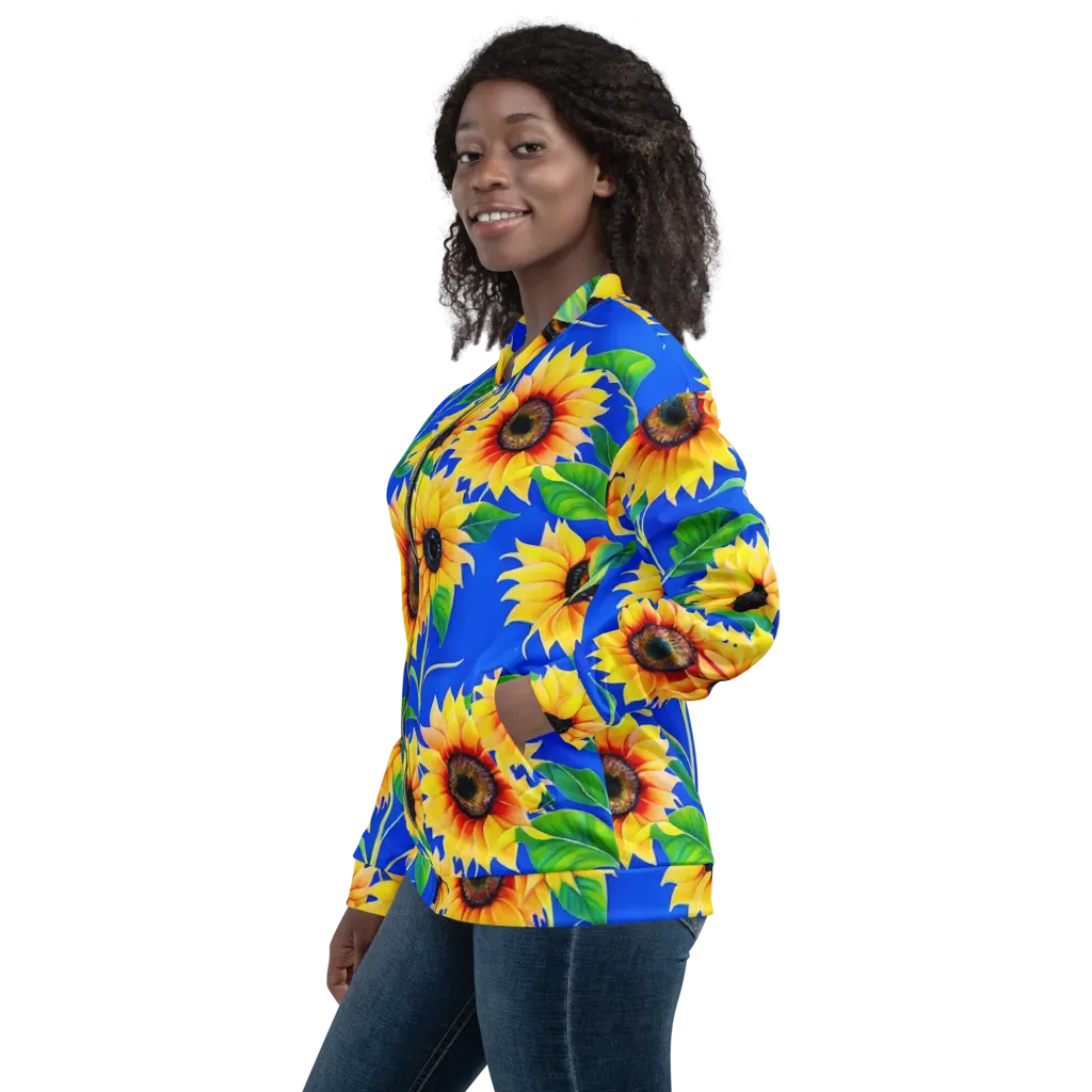 Sunlit Canopy on Bomber Jacket — Left sleeve