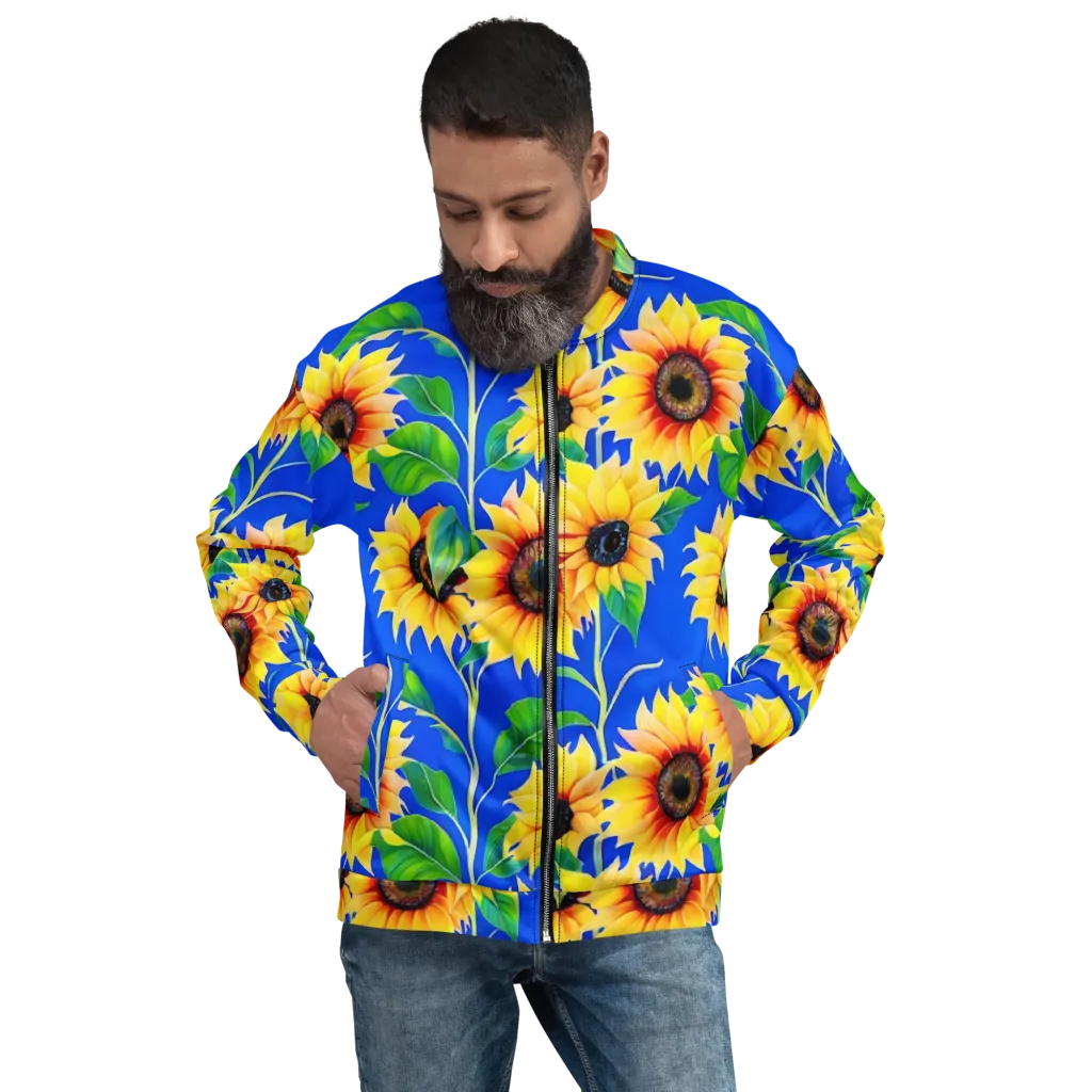 Sunlit Canopy on Bomber Jacket — Front print