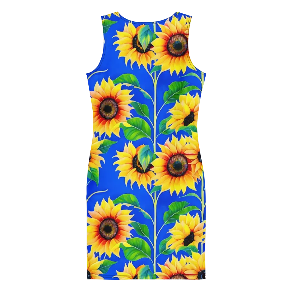 Sunlit Canopy on Bodycon Dress — Print file
