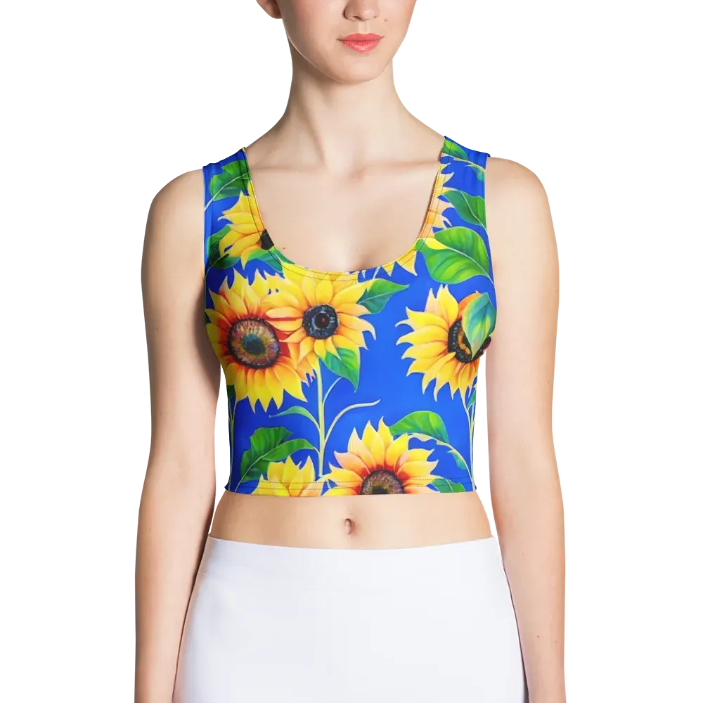 Sunlit Canopy on Crop Top — Front