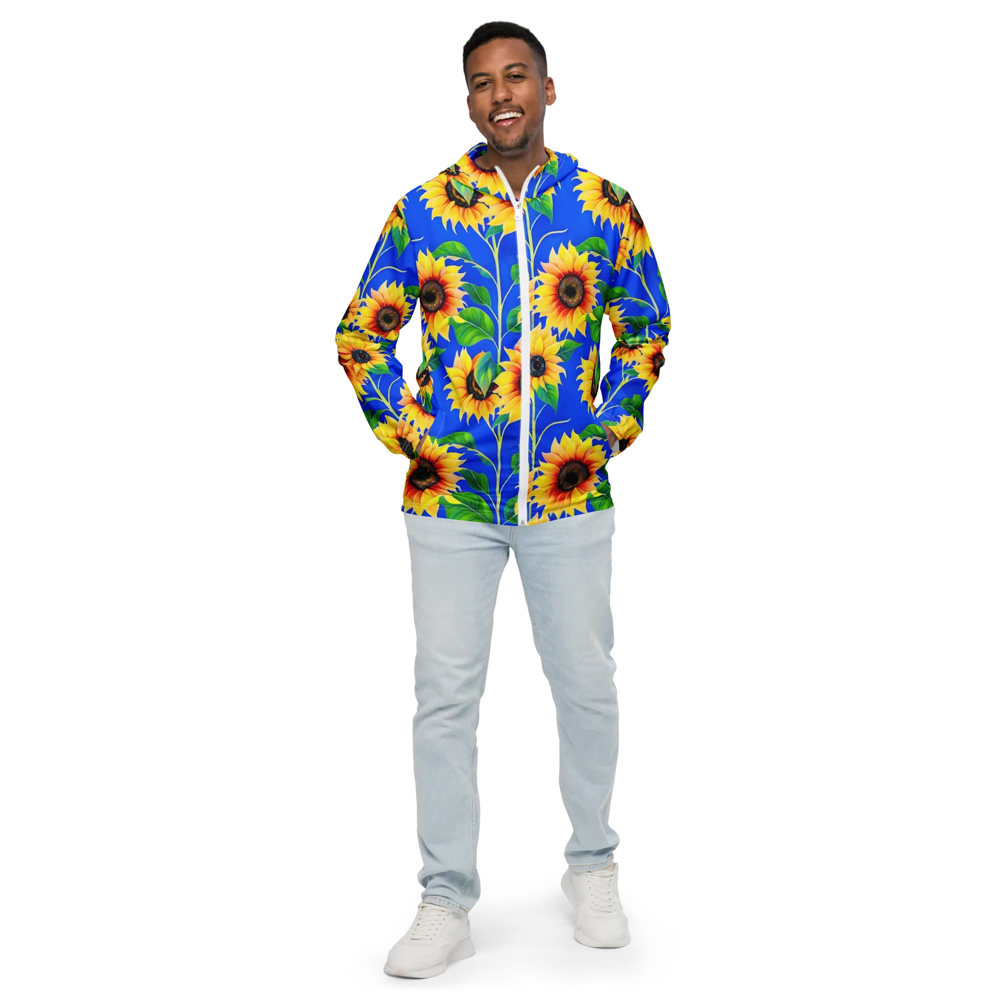 Sunlit Canopy on Men's Windbreaker — Front