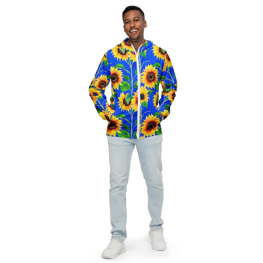 Sunlit Canopy on Men's Windbreaker — Front