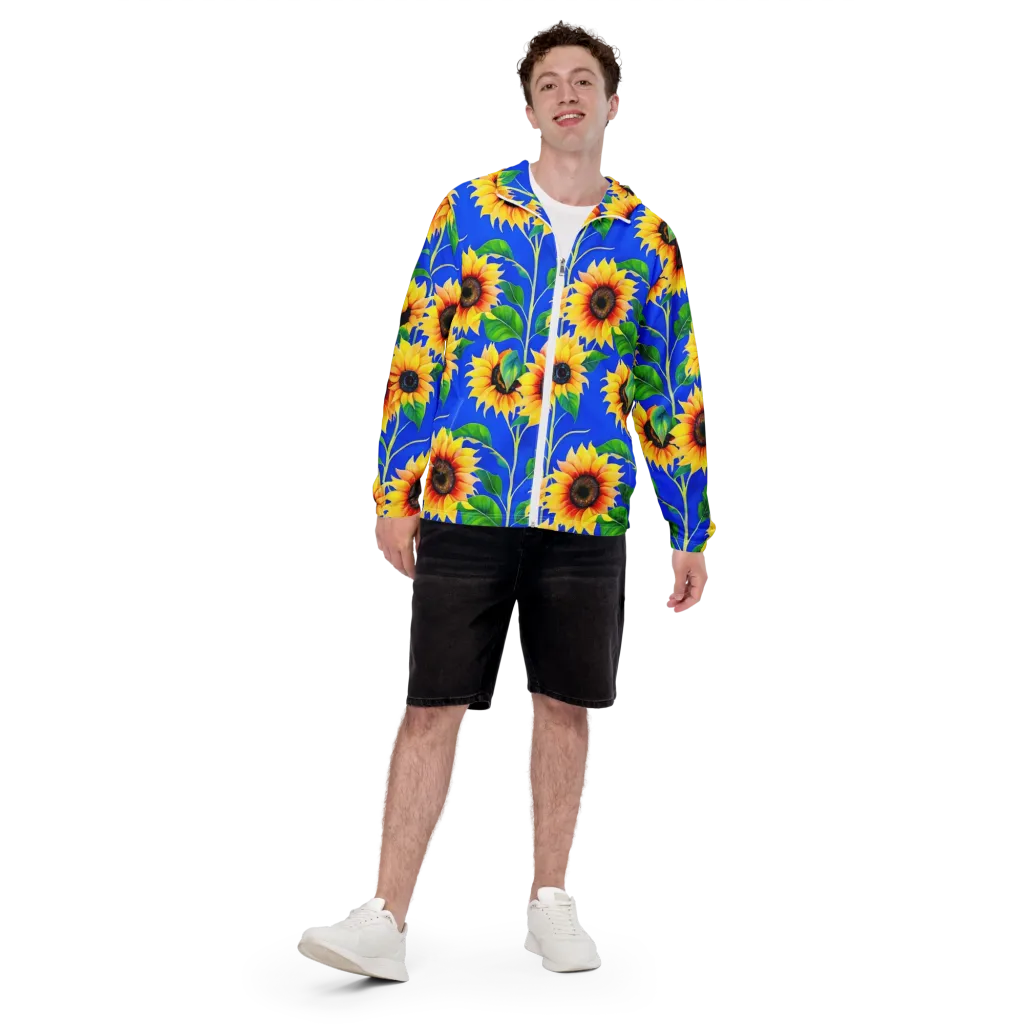 Sunlit Canopy on Men's Windbreaker — Front print
