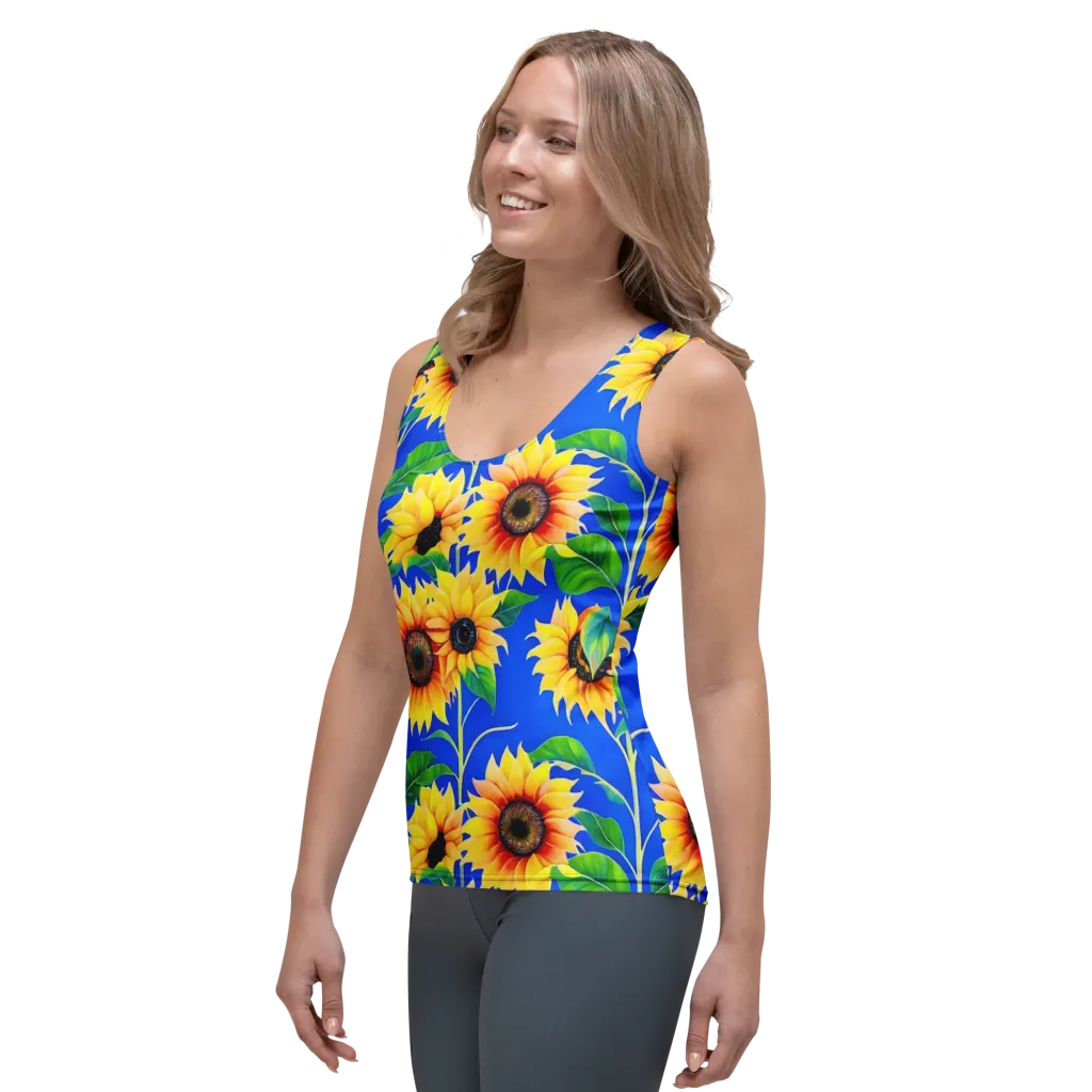 Sunlit Canopy on Women's Tank Top — Left Front