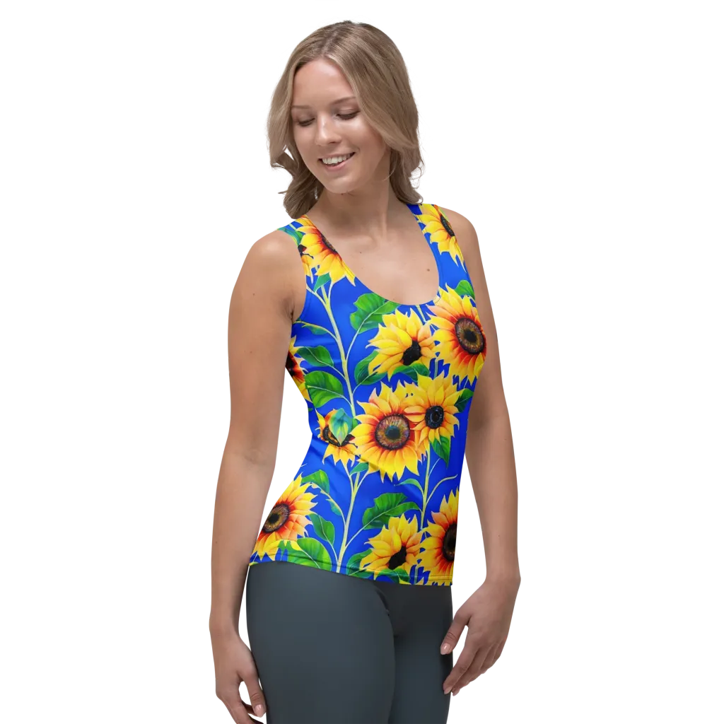Sunlit Canopy on Women's Tank Top — Right Front