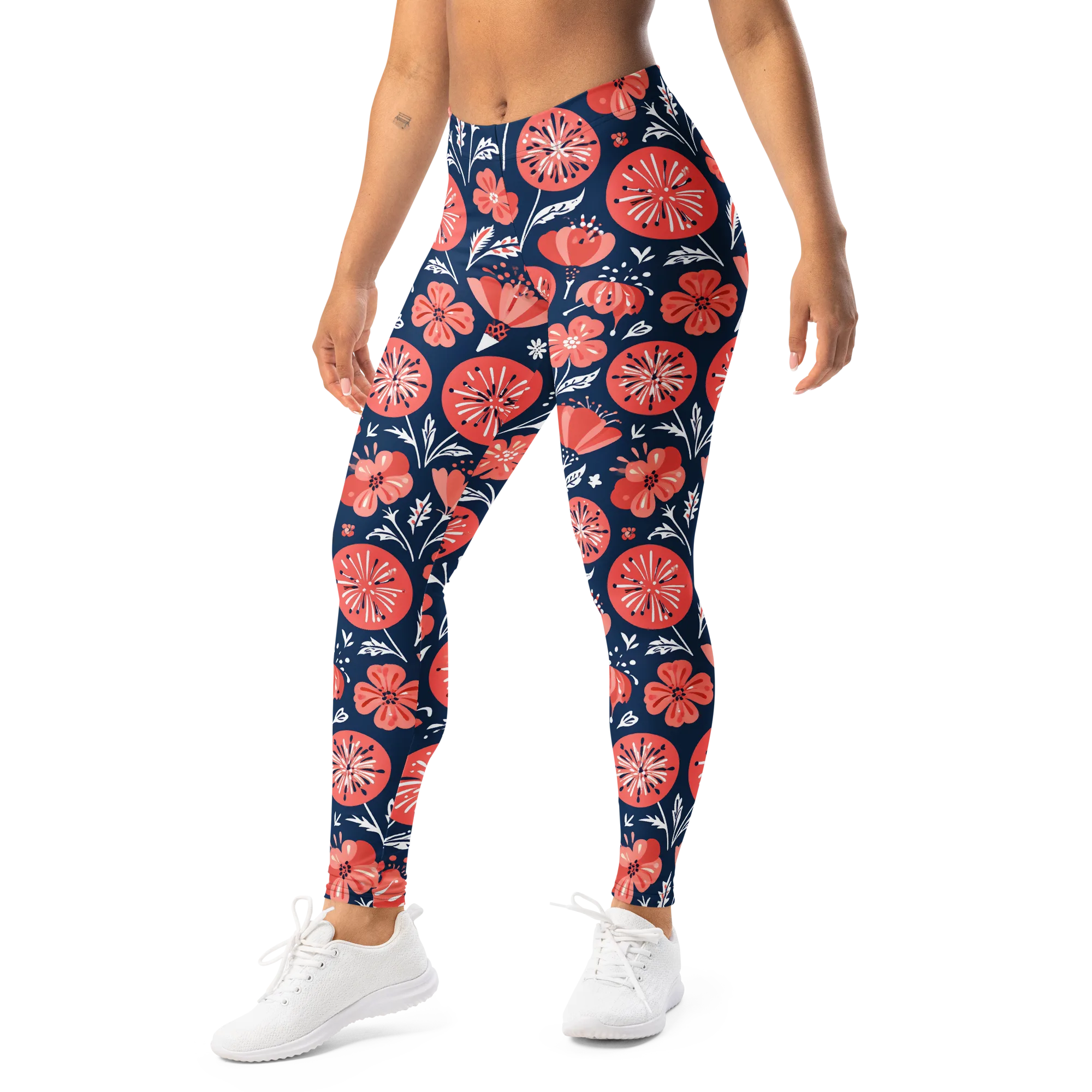 Midnight Bloom on Leggings — Print file
