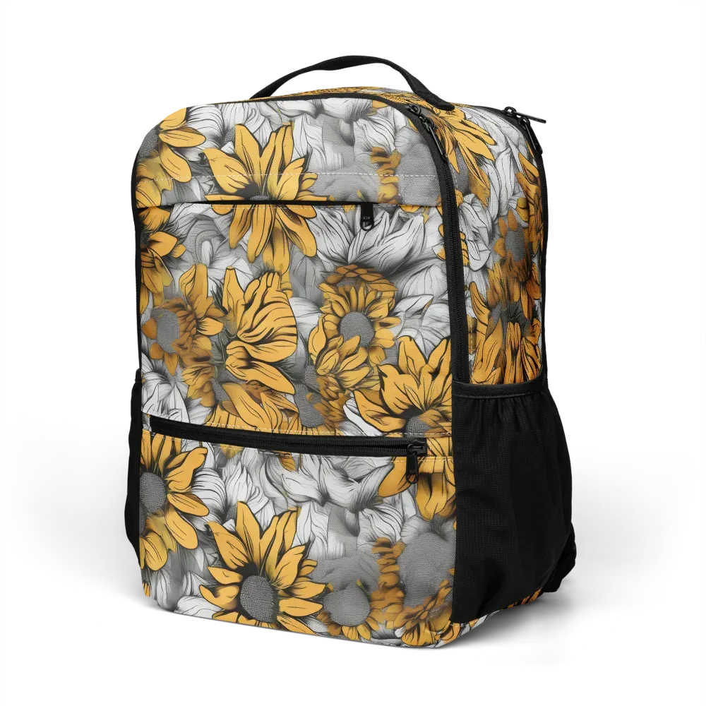 Gilded Garden on Utility Backpack — Bottom print