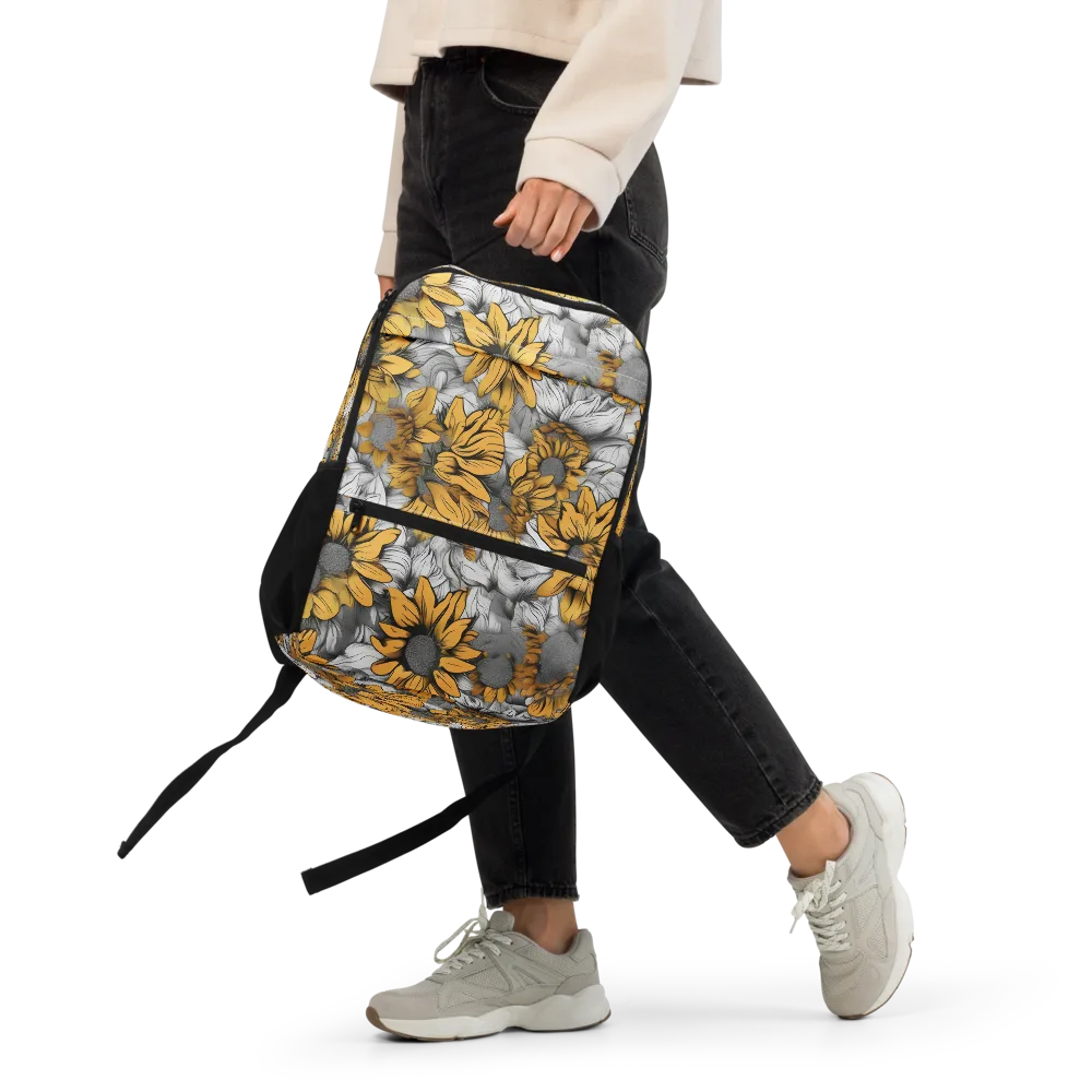 Gilded Garden on Utility Backpack — Front 2