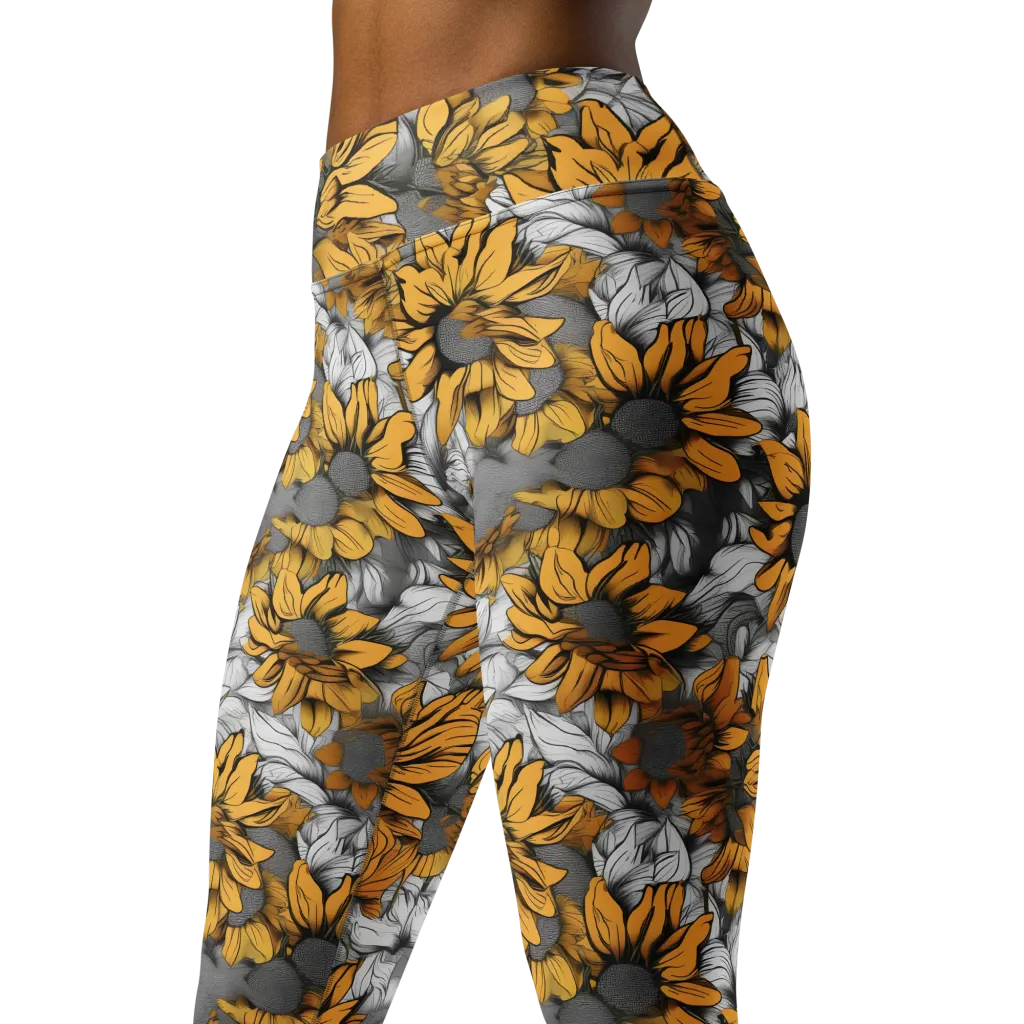 Gilded Garden on Yoga Leggings — Print file