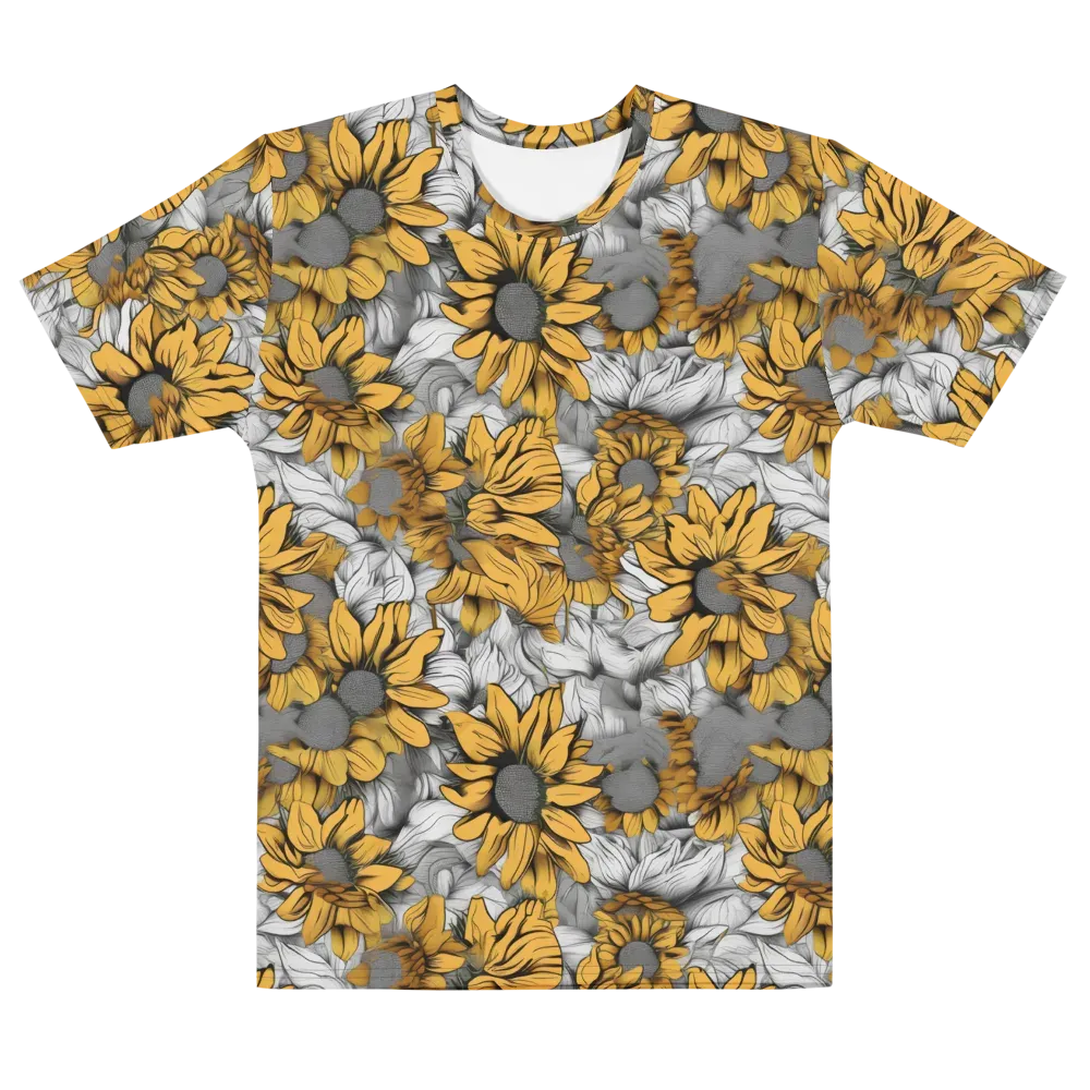 Gilded Garden on Men's Cotton Crew Neck T-Shirt — Back print