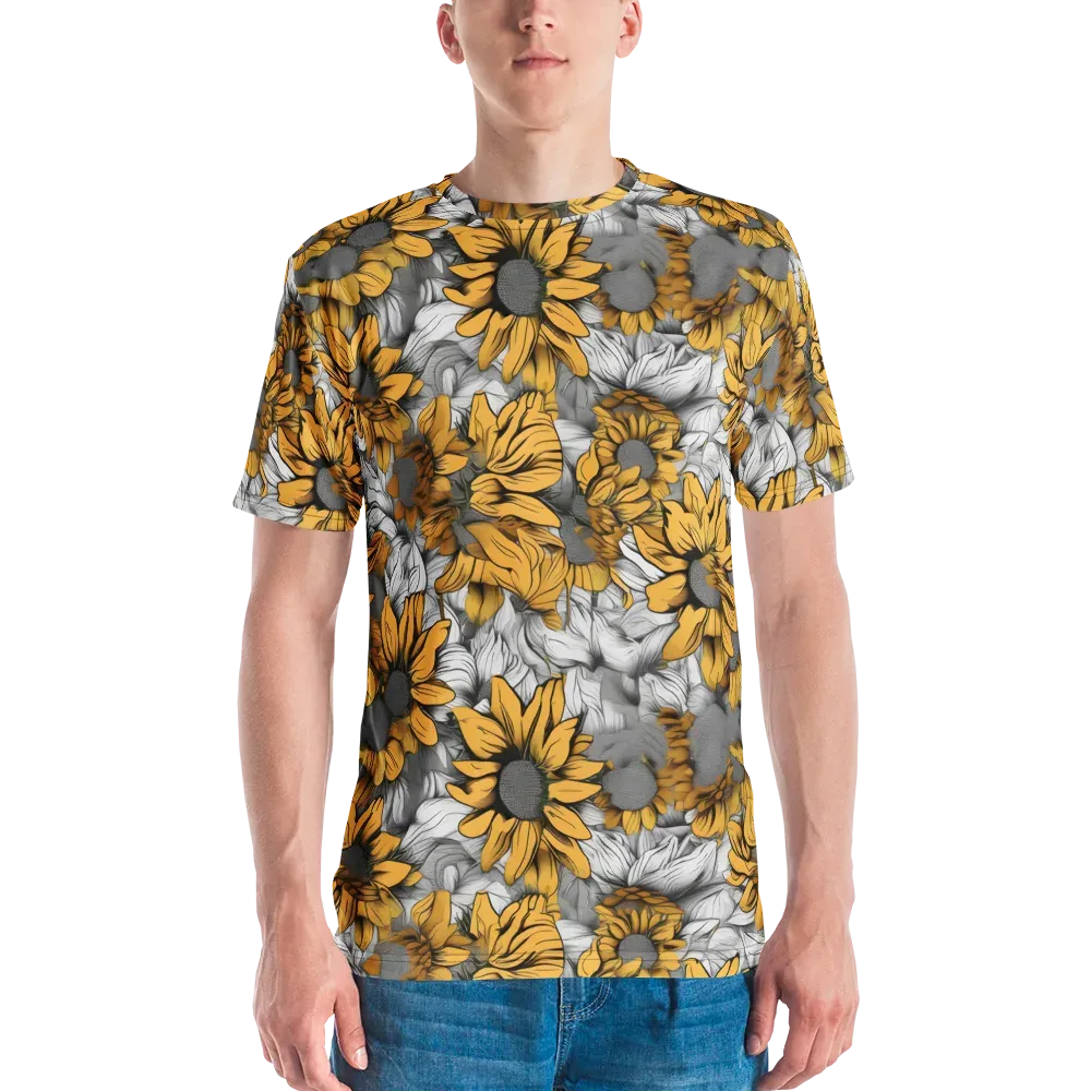 Gilded Garden on Men's Crew Neck T-Shirt — Front