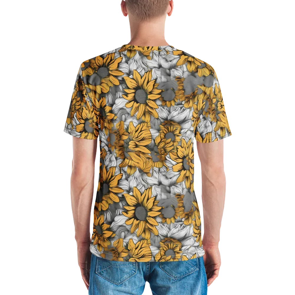 Gilded Garden on Men's Crew Neck T-Shirt — Back