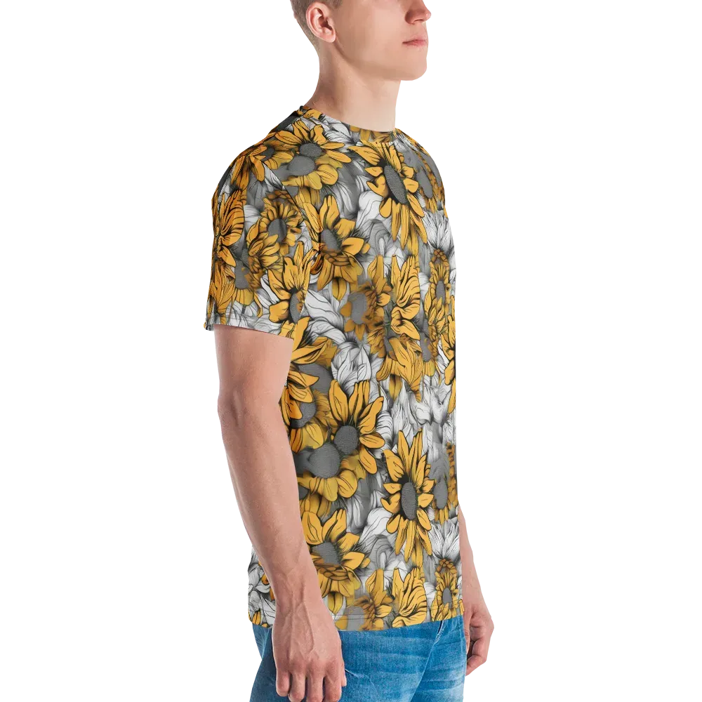 Gilded Garden on Men's Crew Neck T-Shirt — Right