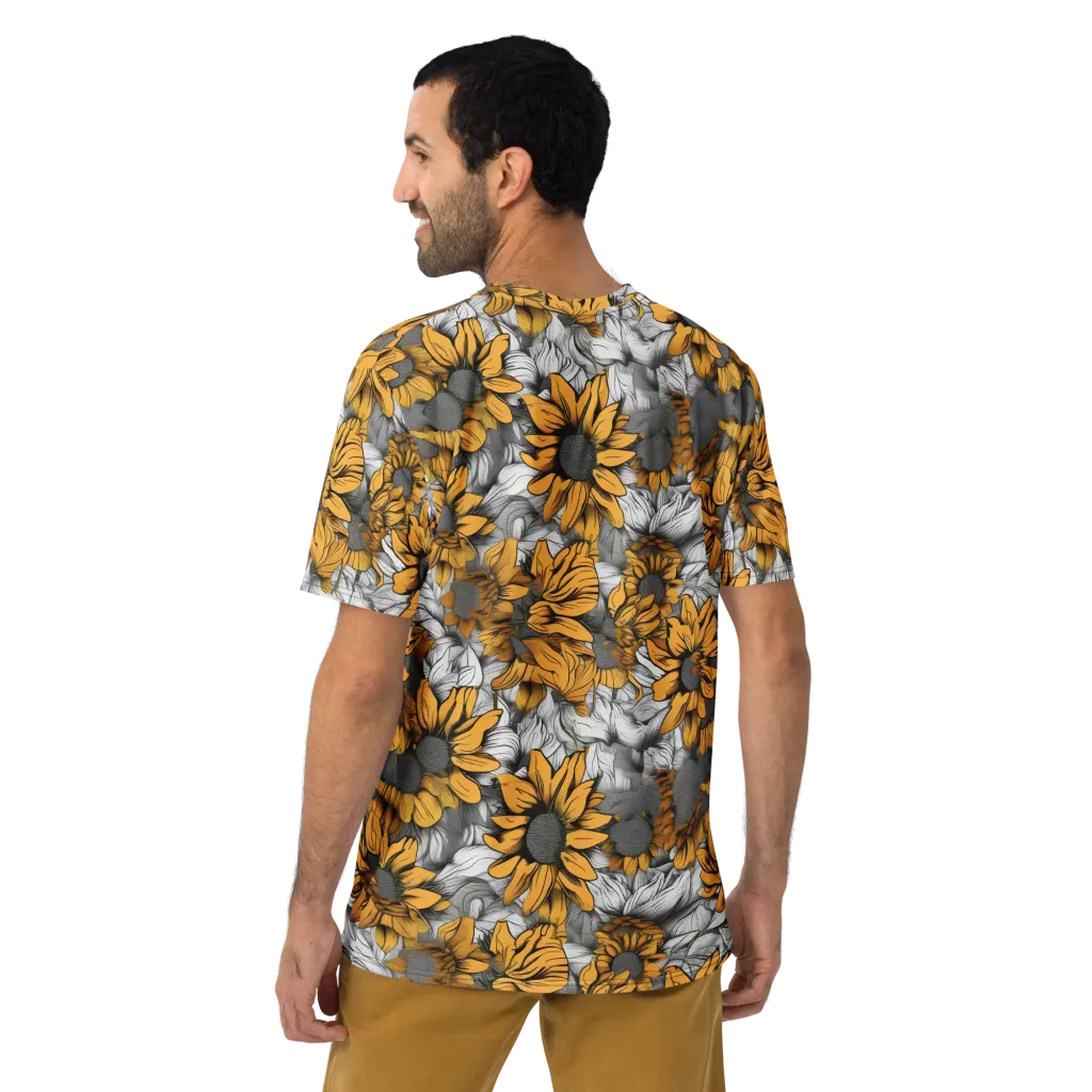 Gilded Garden on Men's Crew Neck T-Shirt — Back print