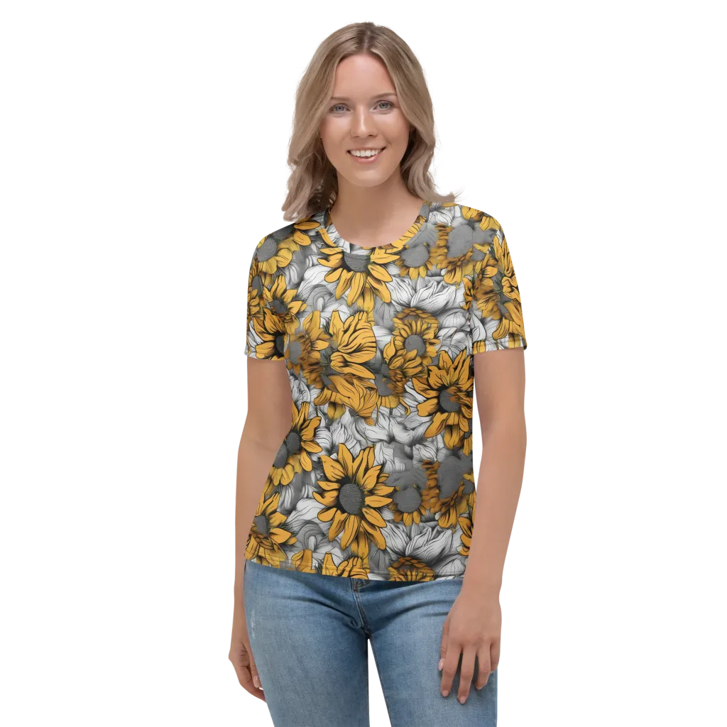 Gilded Garden on Women's Crew Neck T-Shirt — Front