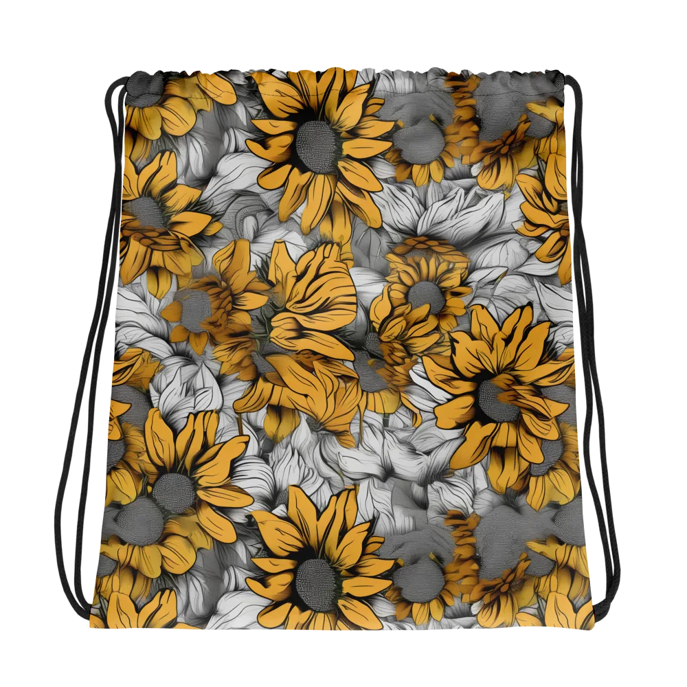 Gilded Garden on Drawstring Bag — Mockup