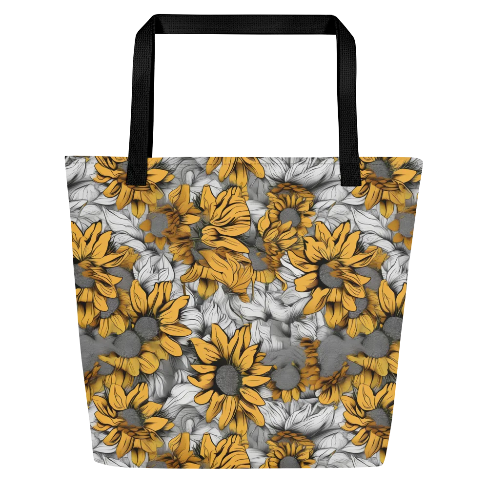 Gilded Garden on Large Tote Bag W/ Pocket — Front