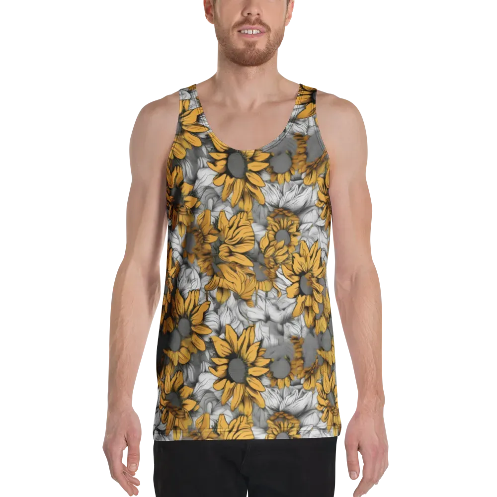 Gilded Garden on Men's Tank Top — Front