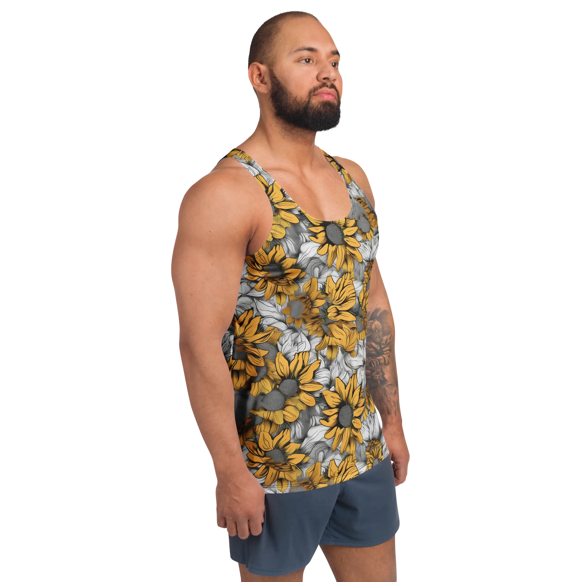 Gilded Garden on Men's Tank Top — Front print