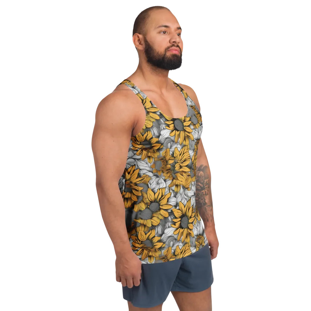 Gilded Garden on Men's Tank Top — Front print