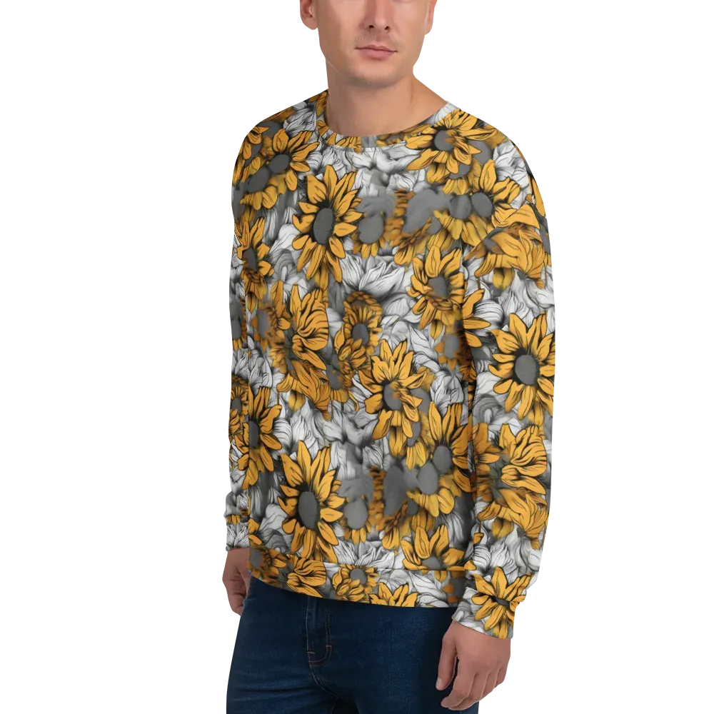 Gilded Garden on Sweatshirt — Left Front