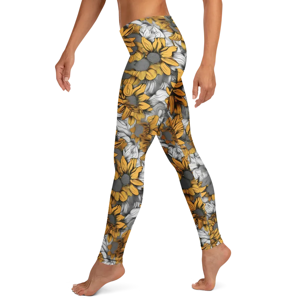 Gilded Garden on Leggings — Left