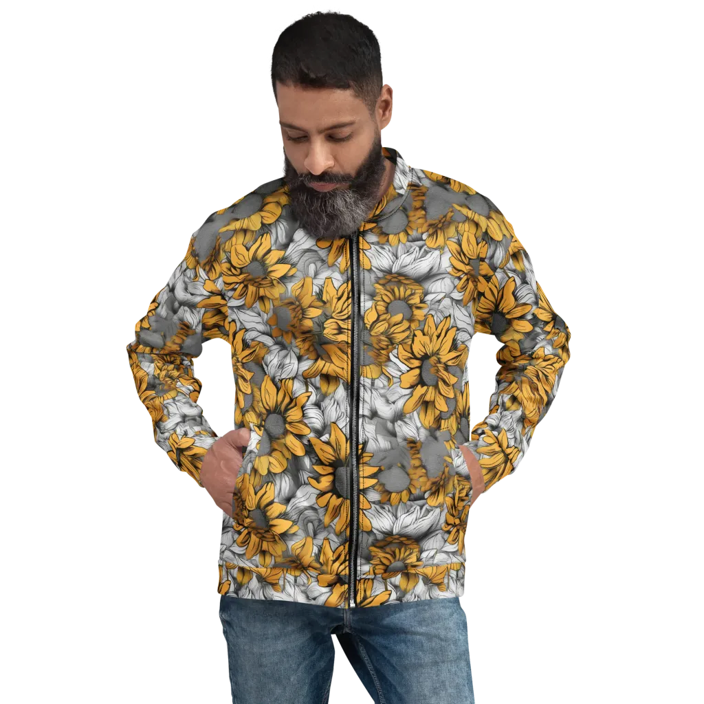 Gilded Garden on Bomber Jacket — Front print