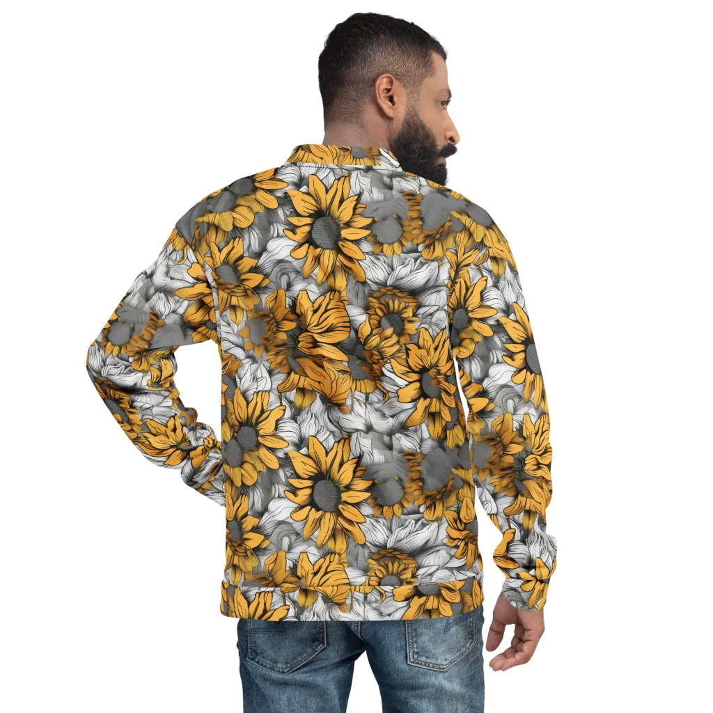 Gilded Garden on Bomber Jacket — Back print
