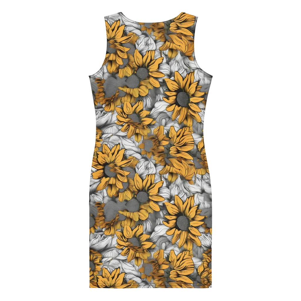 Gilded Garden on Bodycon Dress — Print file