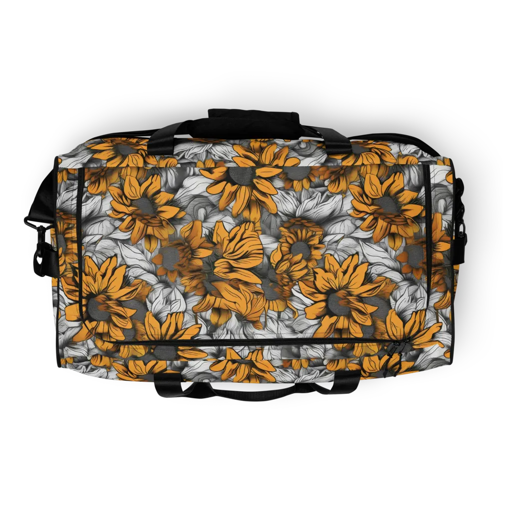 Gilded Garden on Duffle Bag — Top print
