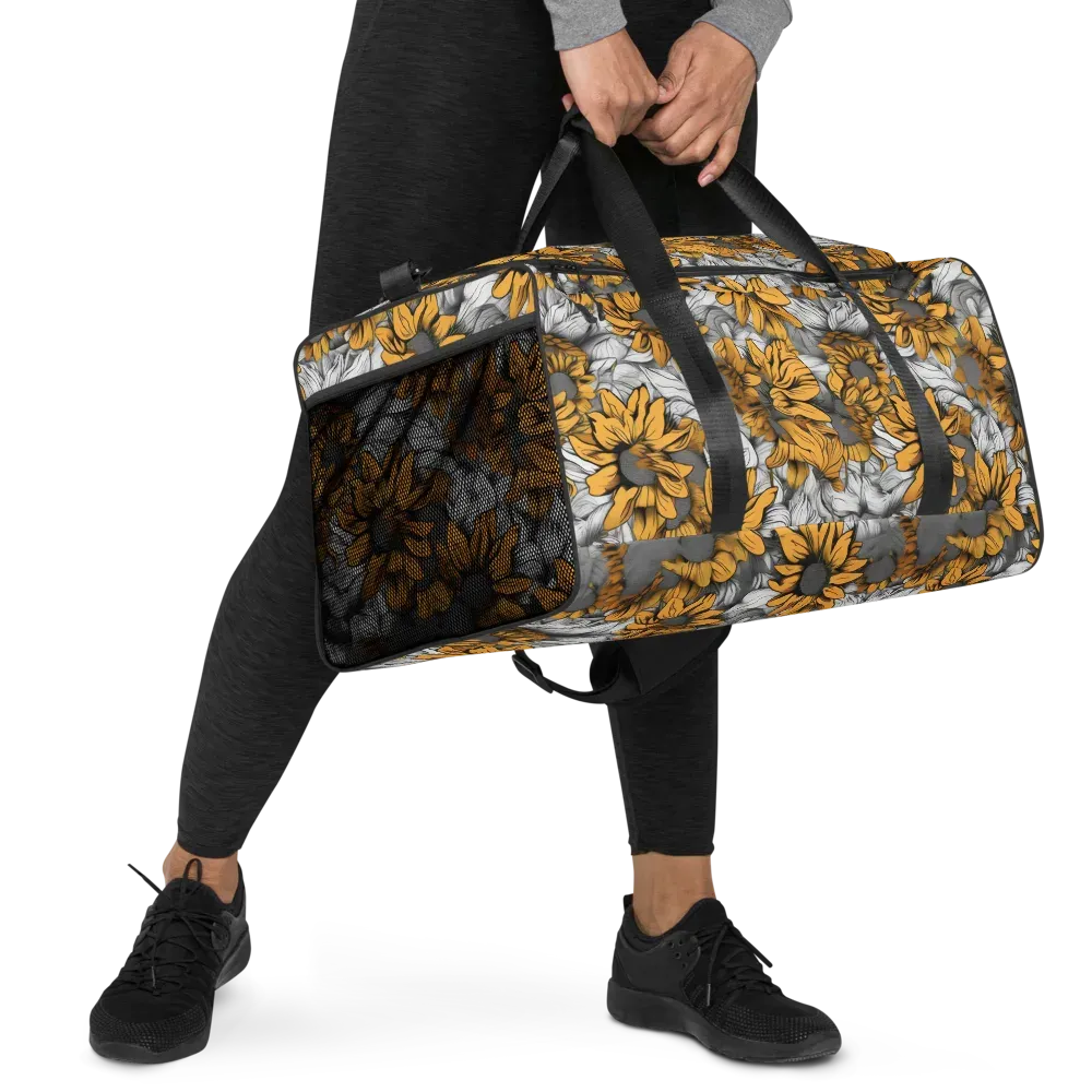 Gilded Garden on Duffle Bag — Right Front