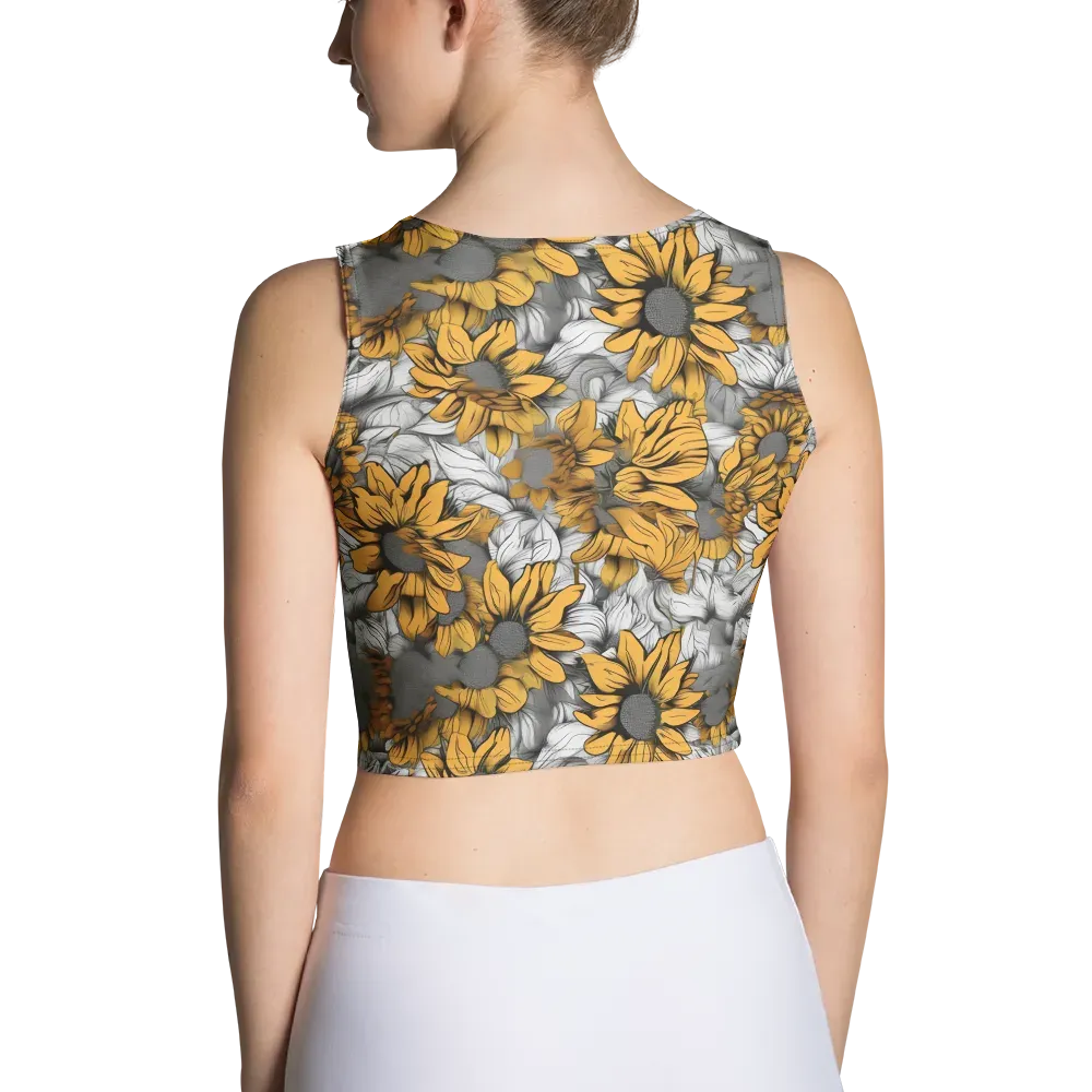 Gilded Garden on Crop Top — Back